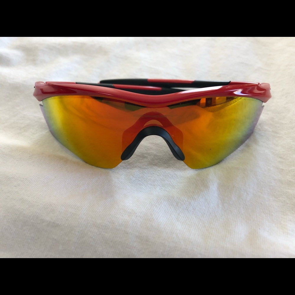 Oakley M2 Red Sunglasses Bundle